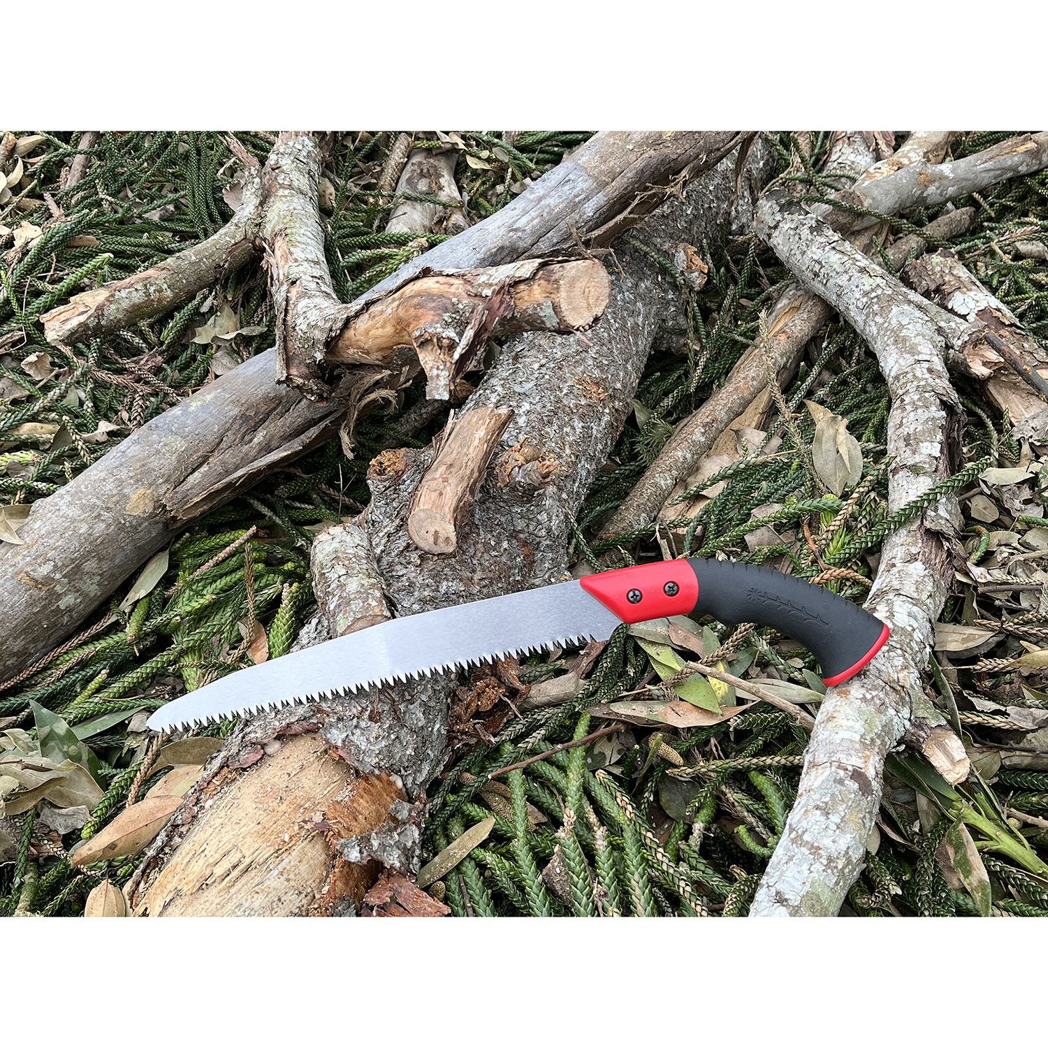 Straight Blade Pruning Hand Saw with Large TripleBevel Teeth Soteck