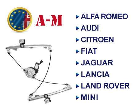European Brands Window Regulator A-M - European Brands Window Regulator
