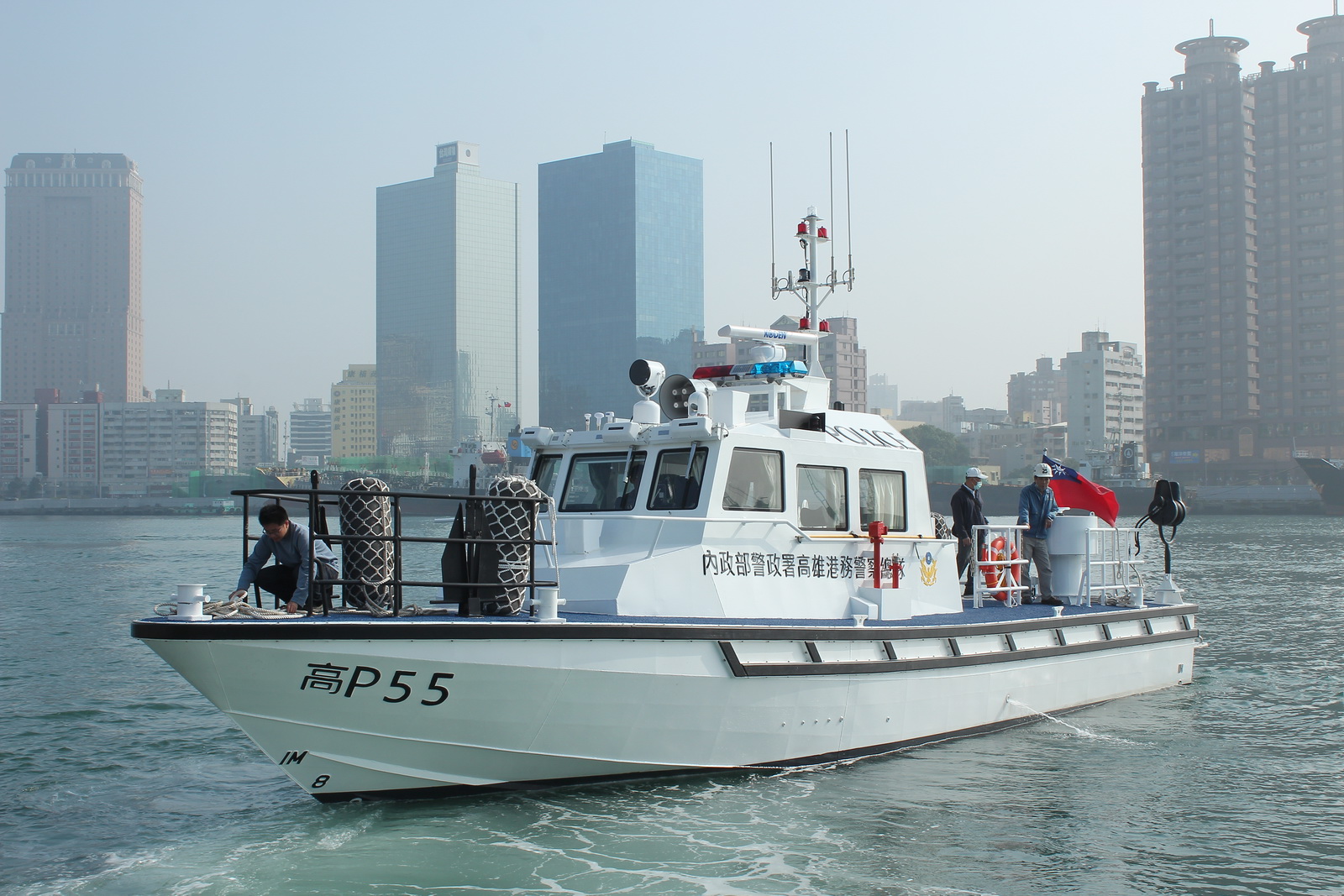 Szybka łódź patrolowa ze stopu aluminium 19GT