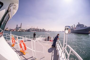 180GT Aluminum alloy high speed Ferry Passenger Ship bow deck
