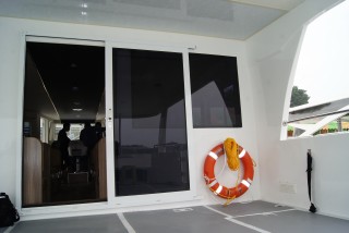 20GT FRP Diesel-electric catamaran passenger ship Cabin entrance(3)