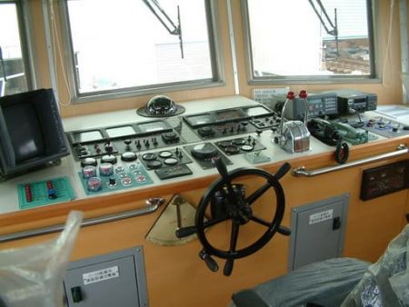 80GT FRP Cargo Passenger Boat Wheel House
