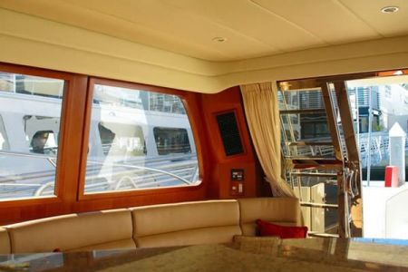 58 Feet Pilothouse Yacht salon(1)