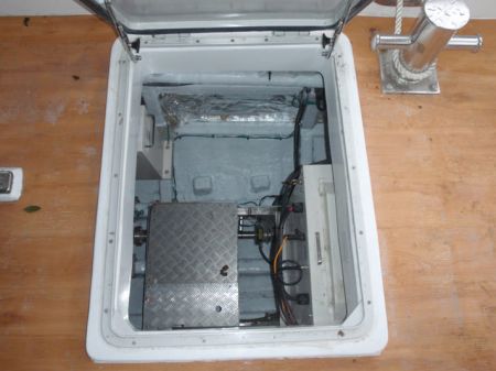 7GT Eco Ship-solar Powered Patrol Boat Rudder compartment entrance