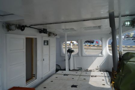 140 GT Tuna Long Liner Boat Aft deck layout