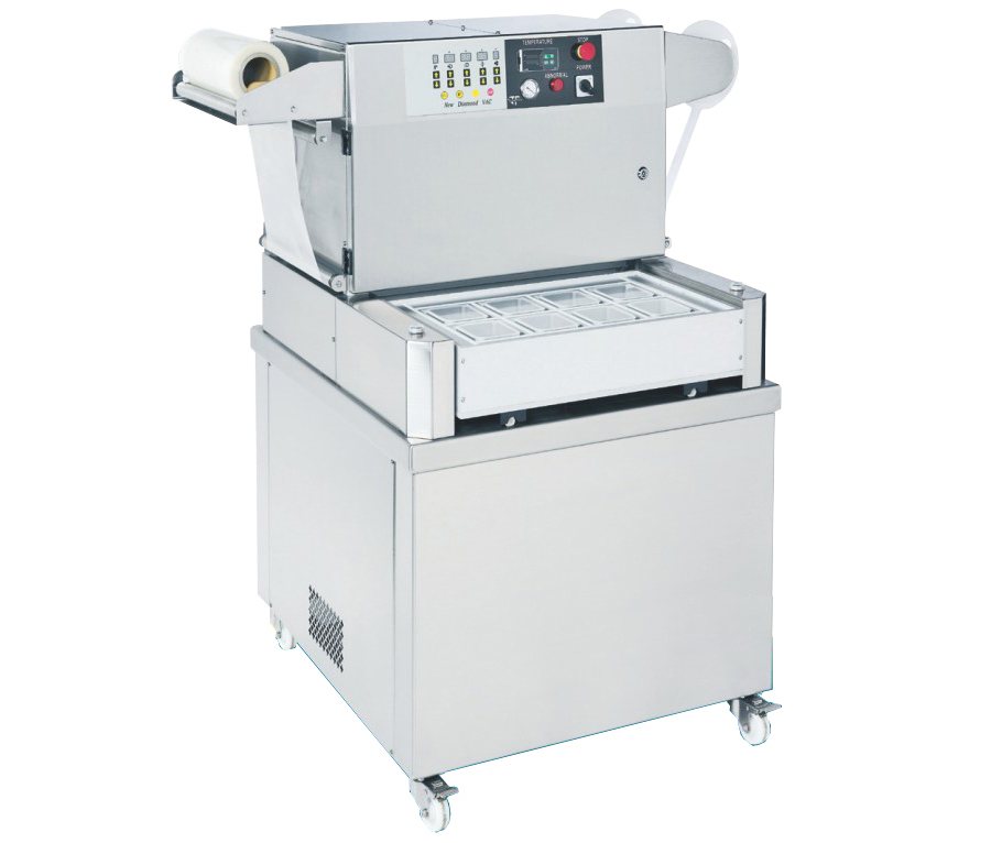 Semi Automatic Tray Sealer with Vacuum and Gas Flushing / Skin Pack