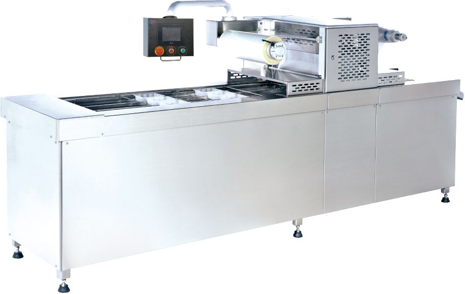 Automatic Tray Sealer with Vacuum and Gas Flushing / Skin Pack