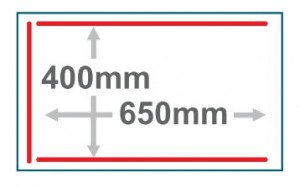 Frame: kamer, rode lijn: afdichting