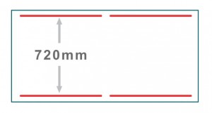 Frame: kamer (Rode lijn: afdichting)