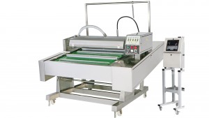Máquina de envasado al vacío automática tipo cinta continua con sistema de impresión por inyección - Máquina de envasado al vacío automática tipo cinta continua con sistema de impresión por inyección