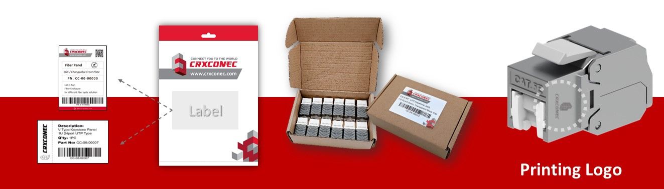 Layanan OEM untuk Jack Keystone Tanpa Alat Cat5E