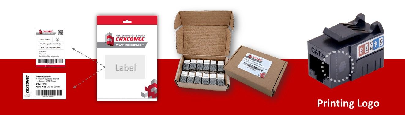 OEM Service For Slim Cat6 Keystone Jack