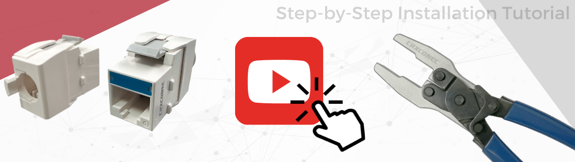 Anleitung zum werkzeuglosen Anschließen einer Cat6-Keystone-Buchse – Schritt für Schritt