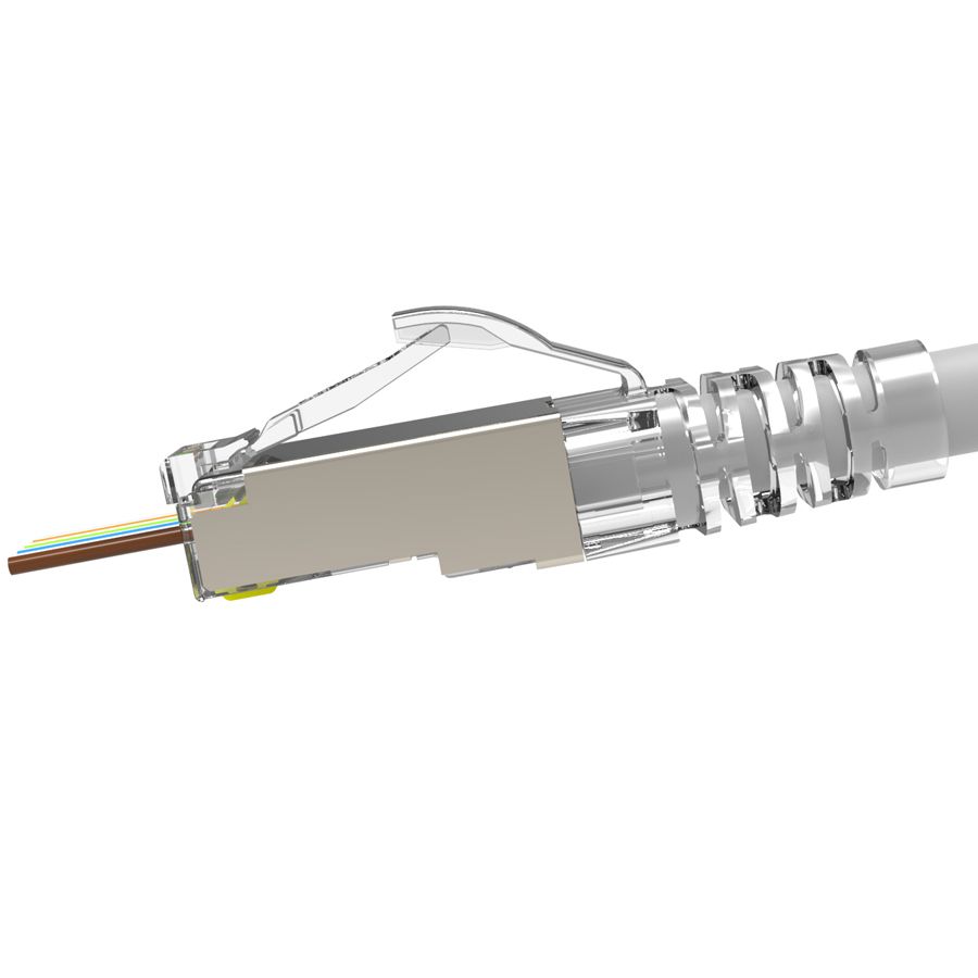 Category 6 Stp Easy Pass Through Rj45 Connector Solutions Crxconec Company Ltd