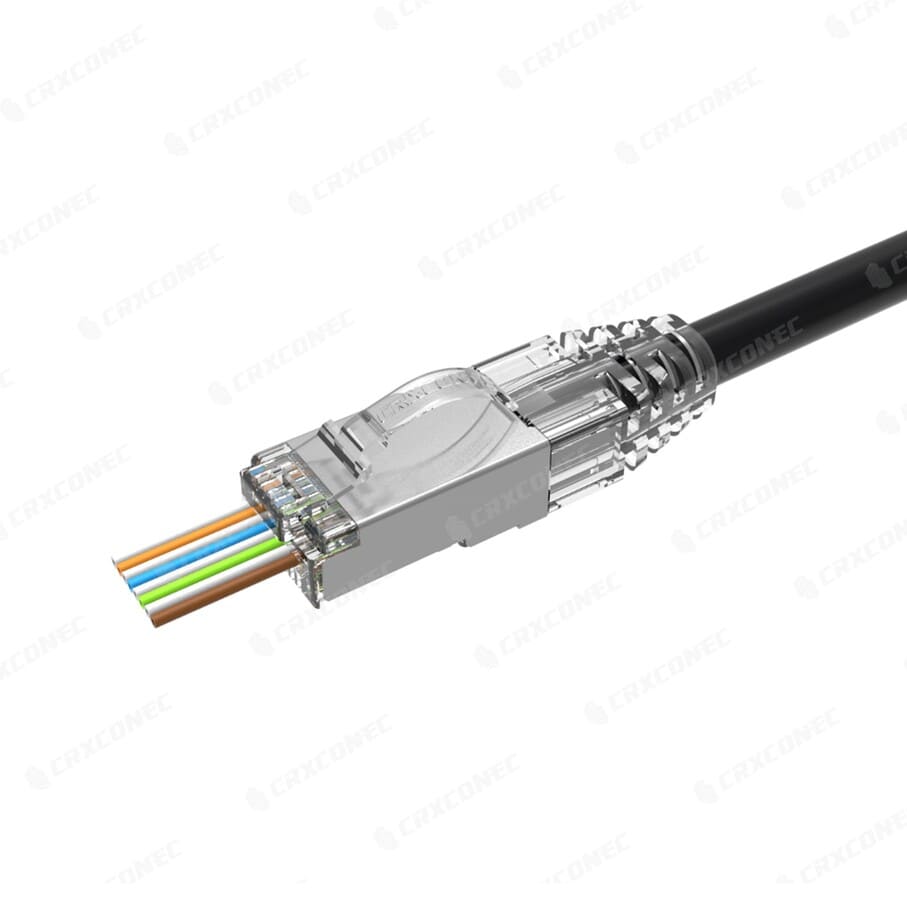 Conector Plug Rj45 Ez Crimp Cat6 Utp Blindado Pote De 50 Pcs