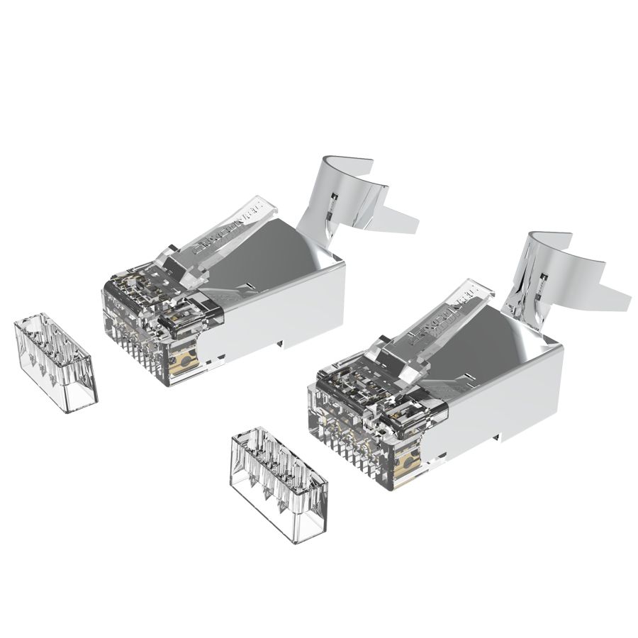 Connecteur Cat6a Rj45 Stp Pour Solutions De Cables Solides Crxconec Company Ltd