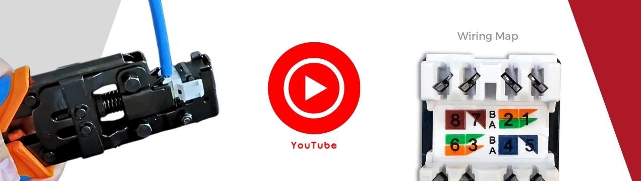 Tutorial de Instalação Rápida: Configuração do Conector Keystone UTP de 180°