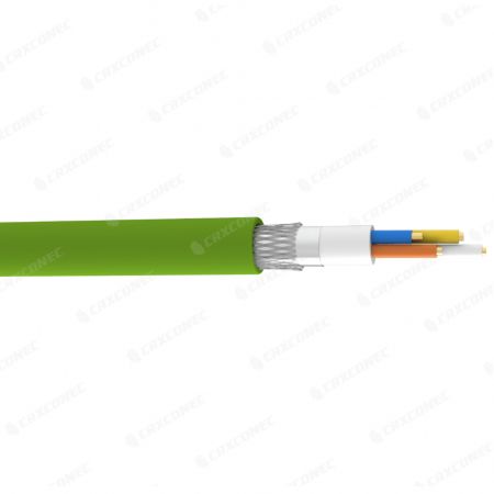 Industrial Profinet Type A 22AWG 2-Pair Cat.5E Shielded Cable - Industrial Profinet Type A 22AWG 2-Pair Cat.5E Shielded Cable