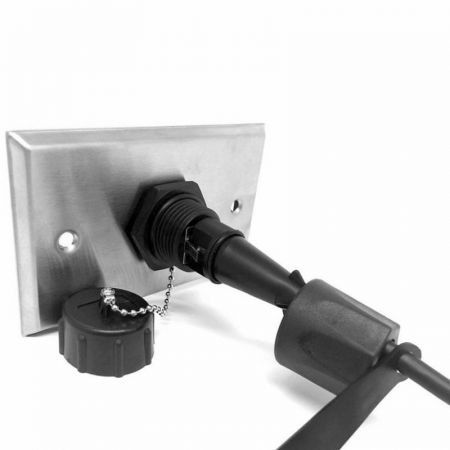 Kord tampalan industri CAT.5E Waterproof Industrial PatchCable