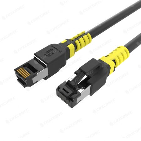 Câble en cuivre pur réseau Ethernet LAN RJ45 Cat 6 FTP, STP blindé