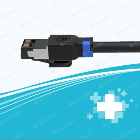 Antibakteriell koppar Ethernet-patchkabel