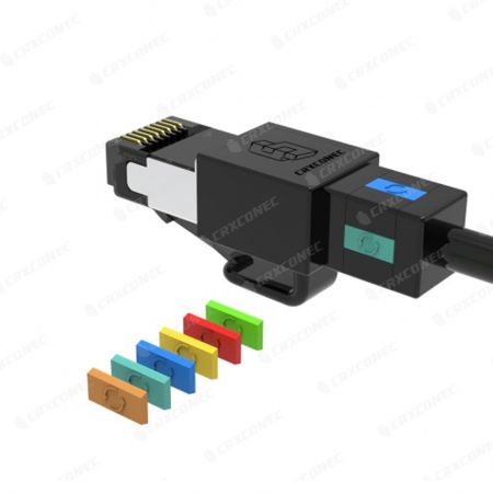 Cat.6a 10G skärmad Ethernet-patchkabel patenterad roterbar