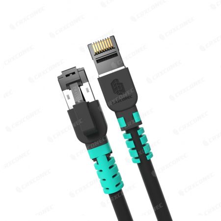 Cat6A परिरक्षित STP नेटवर्क पैच कॉर्ड ईथरनेट पैच केबल 10 गीगाबिट नेटवर्क के लिए