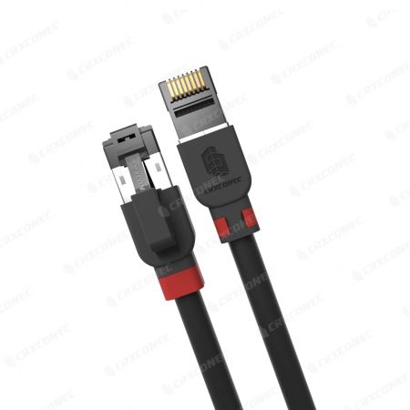 כבל תיקון 10G Cat6A משופע SSTP נחושתכבל רשת