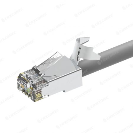 UL Listed Cat.6A STP  RJ45 Connector With Tail Design 1.5MM - UL Listed Cat.6A STP  RJ45 Connector With Tail Design 1.5MM