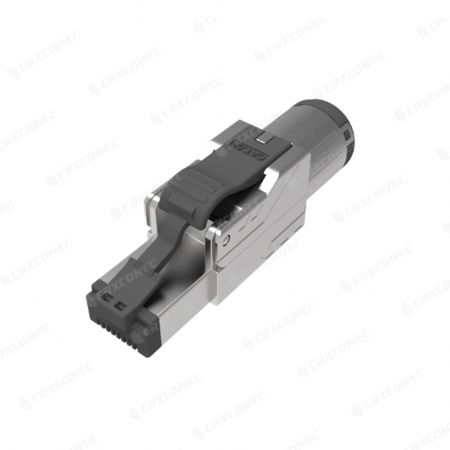 Toolless Industrial RJ45 Connector 7.5mm- 9.5mm For 10 gigabit Ethernet - Toolless Industrial RJ45 Connector 7.5mm- 9.5mm For 10 gigabit Ethernet