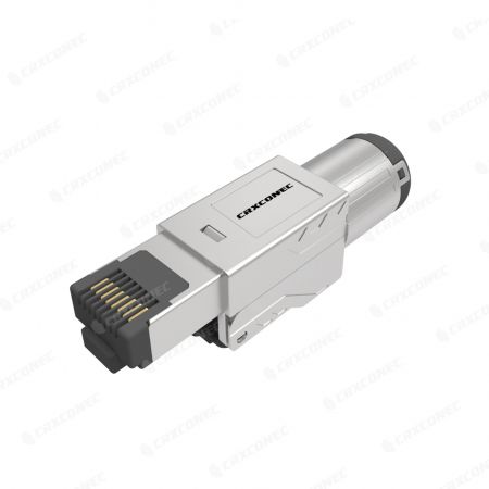 Aletsiz Endüstriyel RJ45 Konnektörü 8.0mm-9.5mm 10G
