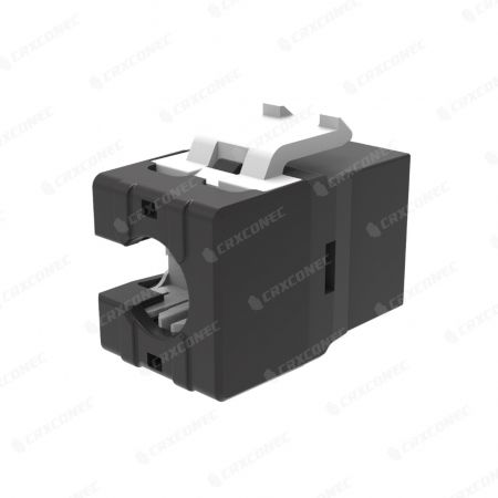 Cat.6A UTP Conector Keystone de 180 graus com obturador