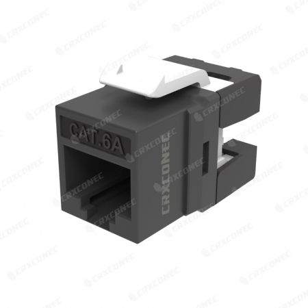Cat.6A 180 Degree Unshielded Punch Down Keystone Jack - Cat.6A 180 Degree Unshielded Punch Down Keystone Jack