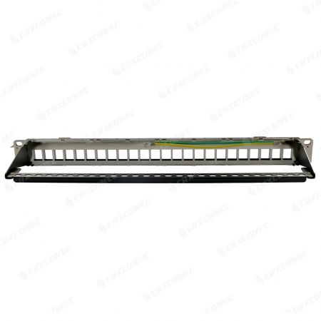 پنل اترنت خالی RJ45 با ظرفیت 24 پورت 19 اینچ