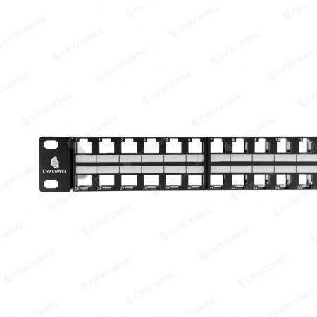 Panel Keystone RJ45 UTP Kosong untuk Pemasangan Rak