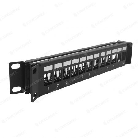 V type Keystone Panel 1U 24port UTP Type For Rack Mounting