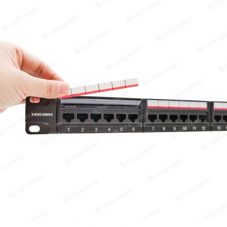 CAT5E UTP 24port Copper Patch Panel network panel