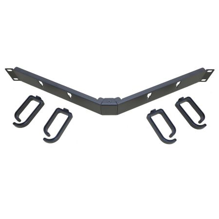 Manajemen kabel tipe V untuk kabinet jaringan