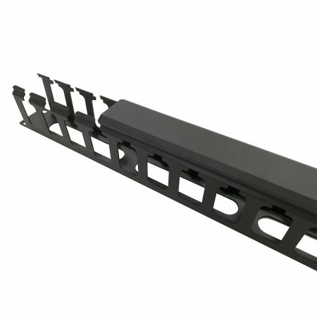 1U 12 slots 19 inch netwerk Ethernet-kabelbeheerpaneel voor serverrack