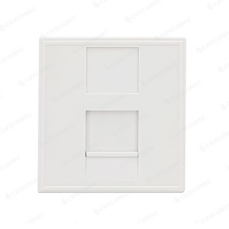 French Style Full Size 1 Port Module-Insert With Shutter 45*45MM - French Style Full Size 1 Port Module-Insert With Shutter 45*45MM