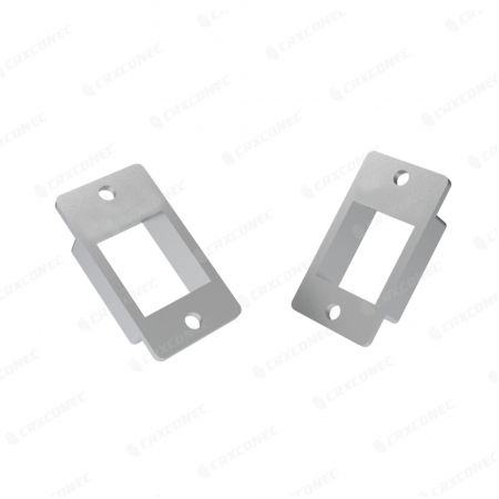 1-ports patchpanelram för montering på tom panel