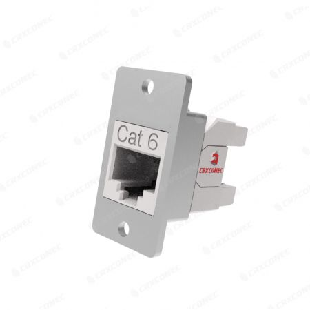 1-ports nätverkspatchpanelram för montering på tom panel