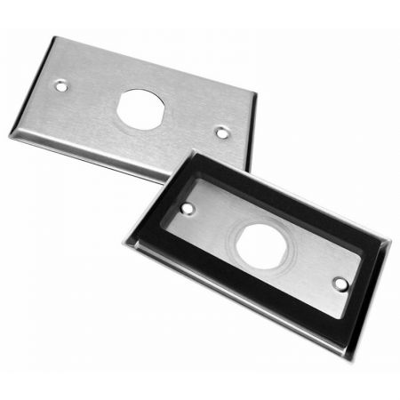 IP44 American Style Faceplate 1 Port - IP44 American style Faceplate 1 Port