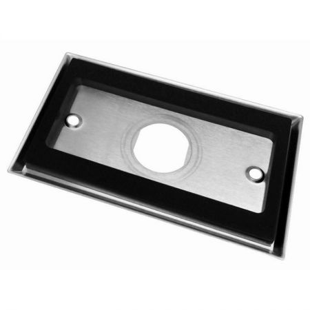 แผงหน้าปัดแบบช่องเดี่ยว 1 ช่อง สแตนเลสสตีล