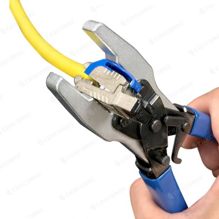 Easy Pressing Tool For RJ45 Toolless Connector & Keystone Jack