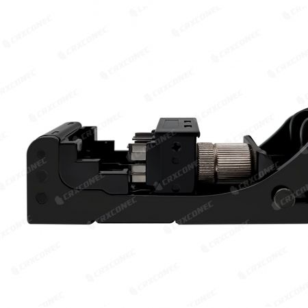 Eenvoudige afsluittool voor gekleurde plaattype 180 graden onafgeschermde keystone-aansluiting RJ45