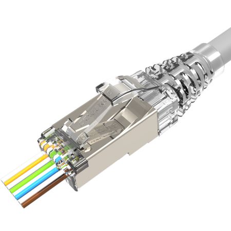 Kategori 6 Stp Mudah Melewati Solusi Konektor Rj45 Crxconec Company Ltd