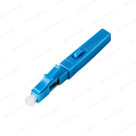 LC UPC Pre-embedded Optical Fast Connector For Drop Cable - SM LC UPC Fast Connector With Telecom Level Quality