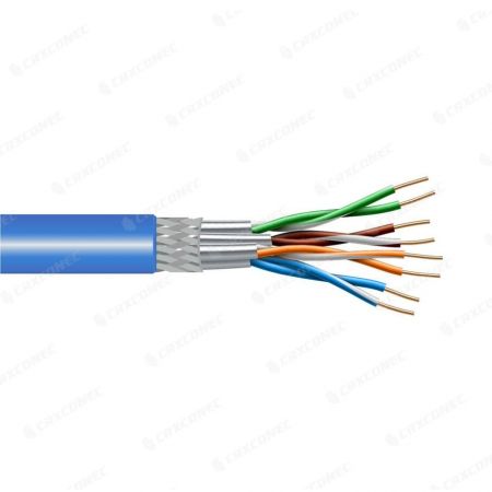 Câble D'extension Réseau Ethernet Cat6 Coudé 90° Cablecc – Femelle Vers Femelle, Blindé (FTP), Avec Trous De Montage - 3