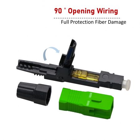 thumbnail image 2 of Optical Fiber Waterproof Fast Connect Field Installable Reinforced Optitap SC/APC Connector - Buy Fast Connector Sc Upc, Sc Apc Fast Connector, Huawei Mini SC Product On Kewei Fiber 2 of 9